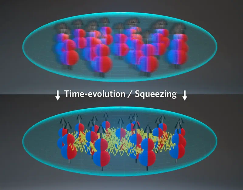 Dipolar Molecules and Squeezing